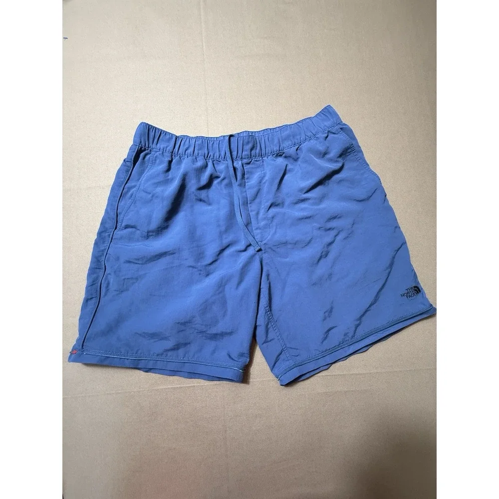 The North Face Men Classic Blue Shorts Size Large - Missing Zip on Legs